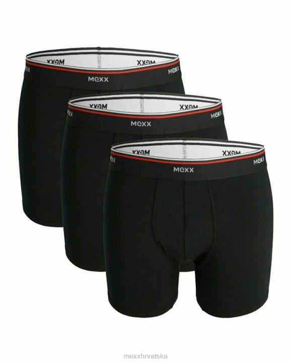 MEXX cizme - MEXX bokserice 3 komada crne schwarz B4DB630 muškarci