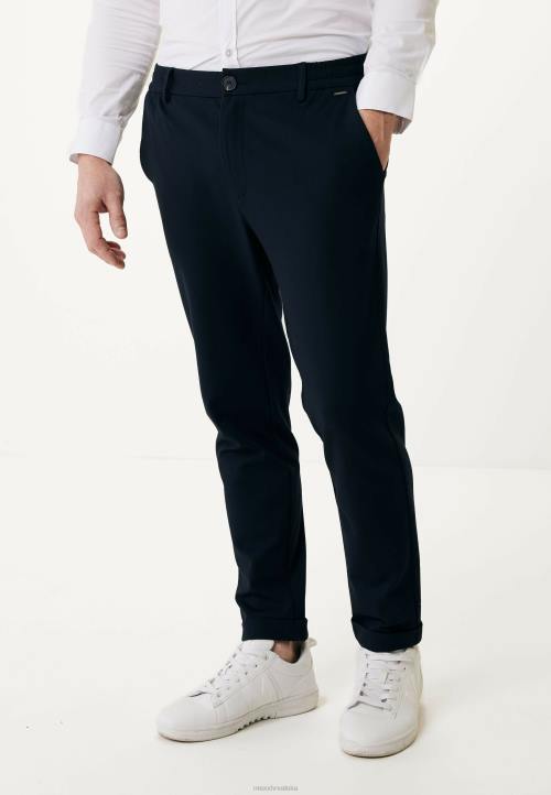 MEXX hlače od rastezljive tkanine tamnoplave plava B4DB466 muškarci - MEXX sandale