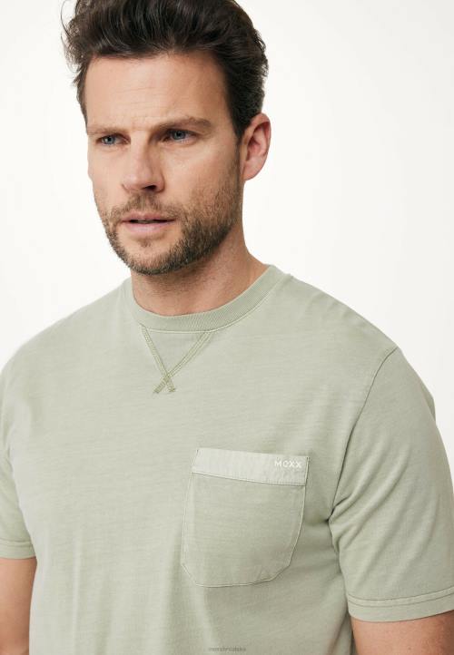 MEXX natikače - MEXX bojanje odjeće majica kratkih rukava izblijedjelo zelena B4DB508 muškarci