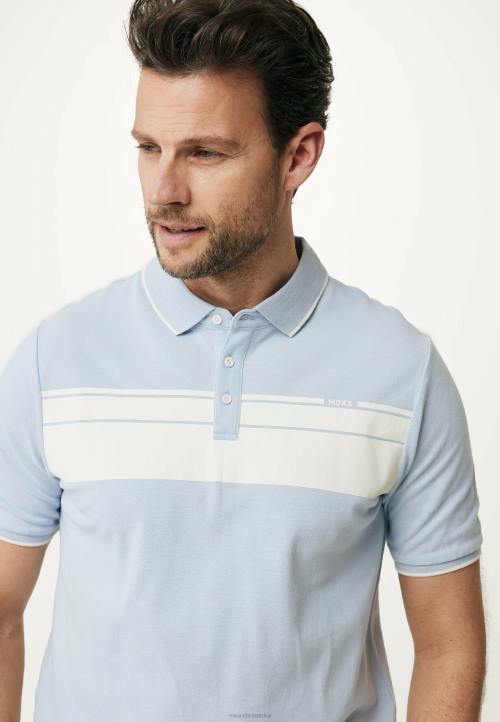 MEXX color block polo svjetlo plava B4DB511 muškarci - MEXX koferi