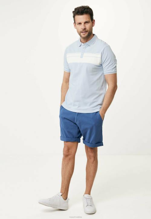 MEXX color block polo svjetlo plava B4DB511 muškarci - MEXX koferi