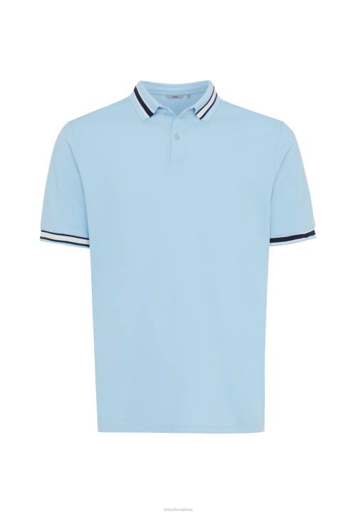 MEXX shoes sale - MEXX kratki rukav pique polo boja pređa svježa plava B4DB496 muškarci
