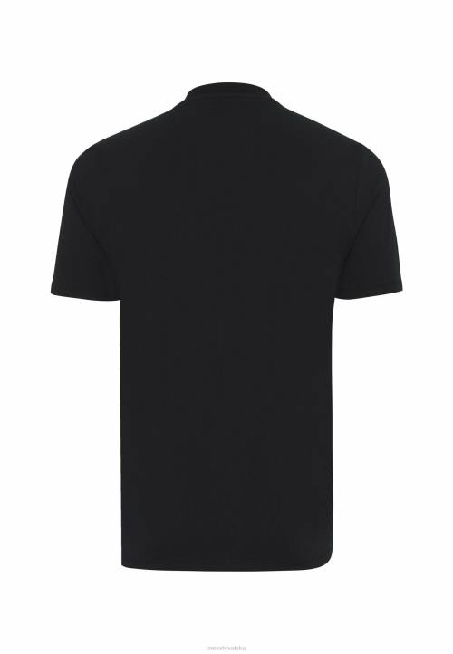 MEXX majica kratkih rukava gumeni print crna schwarz B4DB490 muškarci - MEXX koferi