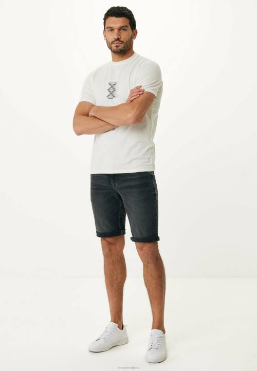 MEXX natikače - MEXX majica kratkih rukava gumeni print off white bež B4DB488 muškarci