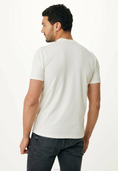 MEXX natikače - MEXX majica kratkih rukava gumeni print off white bež B4DB488 muškarci