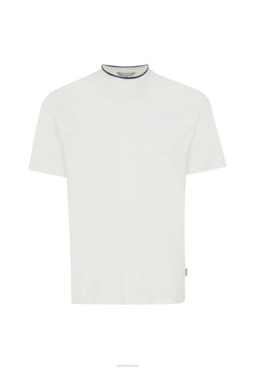 MEXX majica kratkih rukava pređa obojena u bijelo bež B4DB493 muškarci - MEXX sale