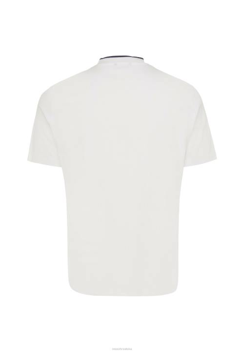 MEXX majica kratkih rukava pređa obojena u bijelo bež B4DB493 muškarci - MEXX sale