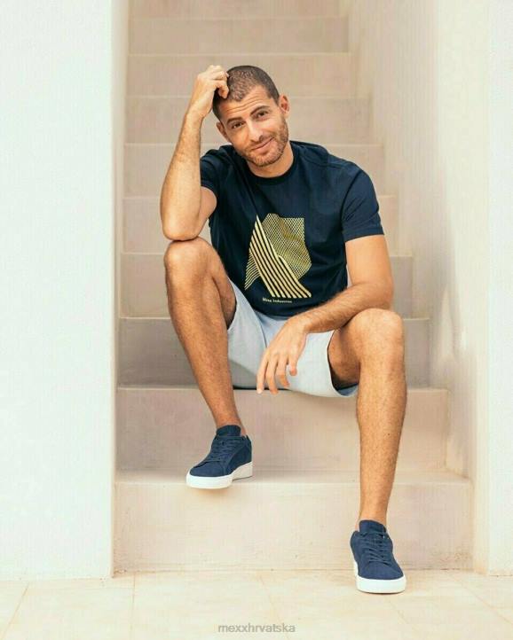 MEXX majica kratkih rukava s ovratnikom mornarsko plava plava B4DB587 muškarci - MEXX sale