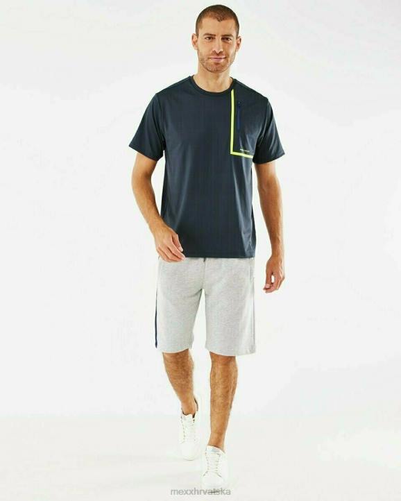 MEXX majica kratkih rukava s tamnoplavim džepom plava B4DB723 muškarci - MEXX sandale