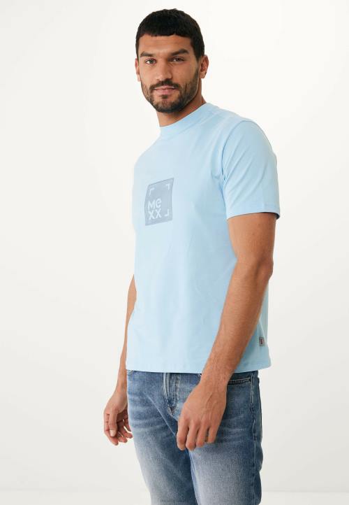 MEXX Hrvatska - MEXX majica kratkih rukava svježe plava schwarz B4DB495 muškarci