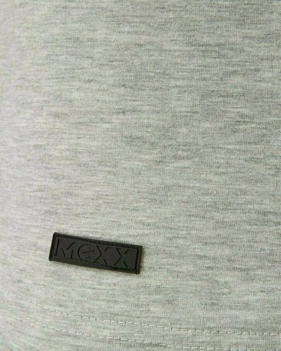 MEXX cizme - MEXX majica s okruglim izrezom melange siva B4DB648 muškarci