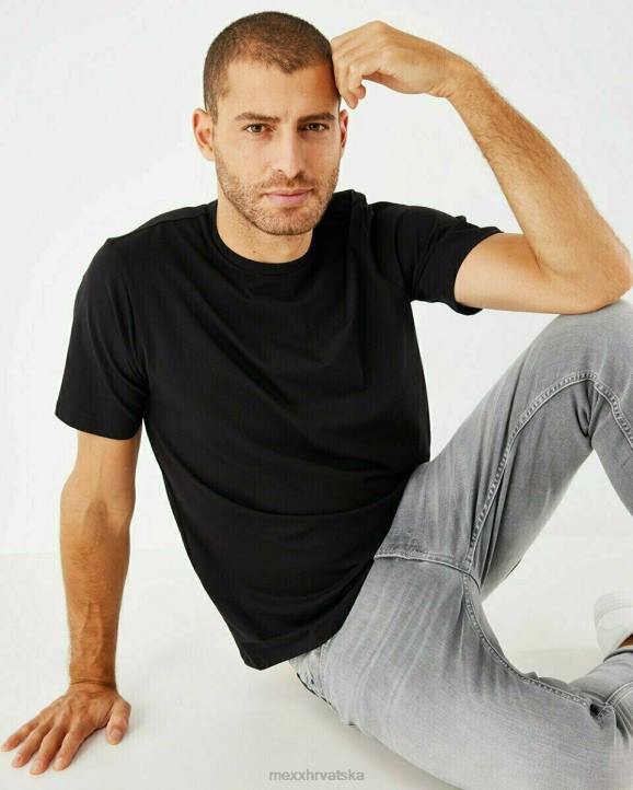 MEXX cizme - MEXX oliver majica crna schwarz B4DB599 muškarci