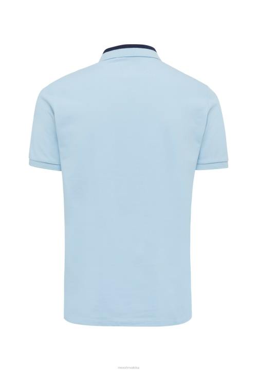 MEXX natikače - MEXX kratkih rukava polo ovratnik u boji svjež plava B4DB483 muškarci