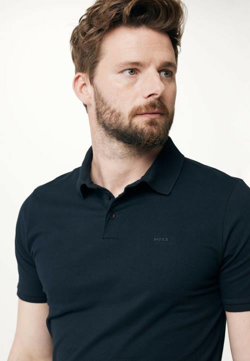 MEXX tenisice - MEXX osnovni crni polo kratki rukav schwarz B4DB477 muškarci