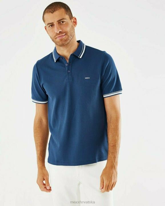 MEXX pique polo mornarica plava B4DB625 muškarci - MEXX koferi