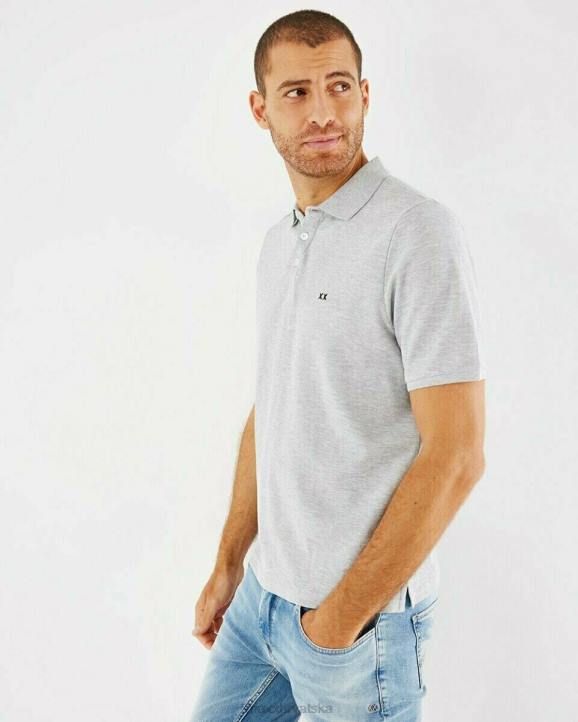 MEXX pique polo siva B4DB584 muškarci - MEXX sale