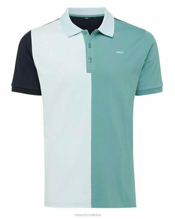 MEXX tenisice - MEXX polo boja blokirana tamna menta zelena B4DB594 muškarci