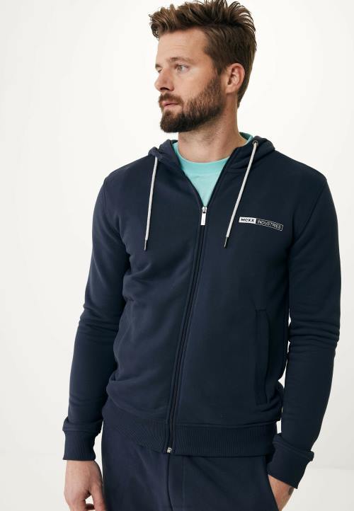 MEXX cizme - MEXX mornarski kardigan s kapuljačom plava B4DB566 muškarci