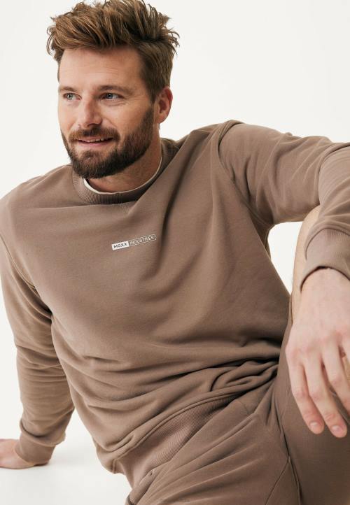 MEXX pulover s ovratnikom smeđa B4DB570 muškarci - MEXX sandale