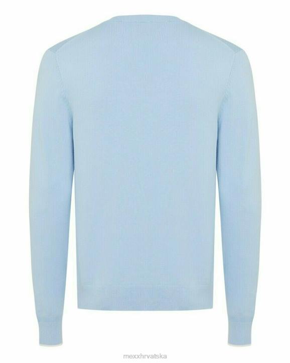 MEXX natikače - MEXX lagani džemper s ovratnikom plava B4DB596 muškarci