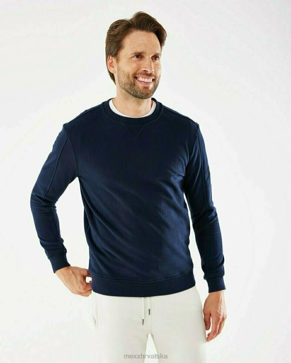 MEXX natikače - MEXX mornarski pulover s ovratnikom plava B4DB725 muškarci