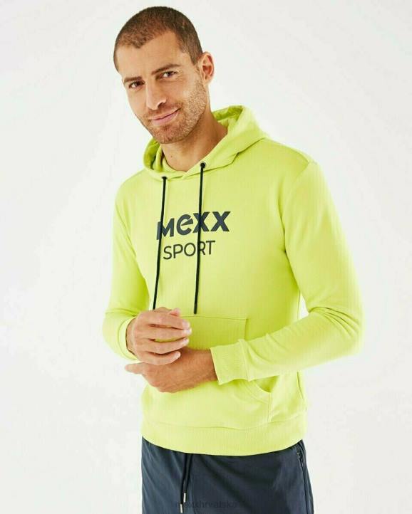 MEXX pulover s kapuljačom neon žuta boja B4DB728 muškarci - MEXX woman