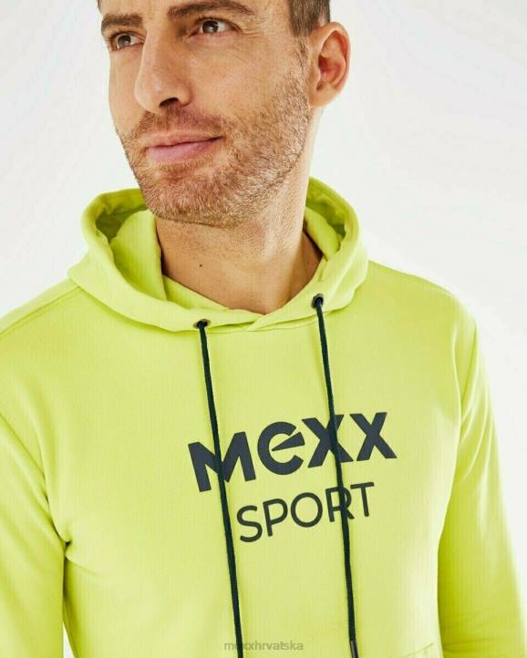 MEXX pulover s kapuljačom neon žuta boja B4DB728 muškarci - MEXX woman
