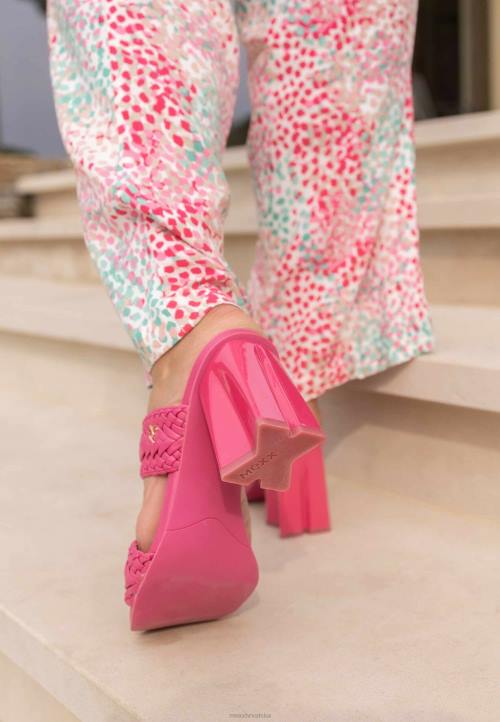 MEXX tenisice - MEXX sandala s petom lila fuksija ružičasta B4DB241 žene