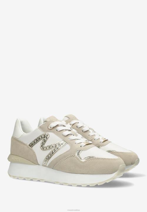 MEXX tenisica juju iskra off bijelo/pijesak zlato B4DB232 žene - MEXX koferi