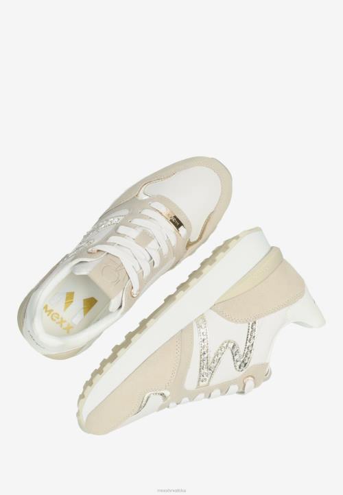 MEXX tenisica juju iskra off bijelo/pijesak zlato B4DB232 žene - MEXX koferi