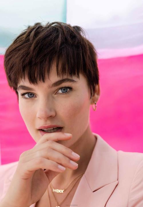 MEXX laneni jednoredni sako ružičasta B4DB48 žene - MEXX shoe