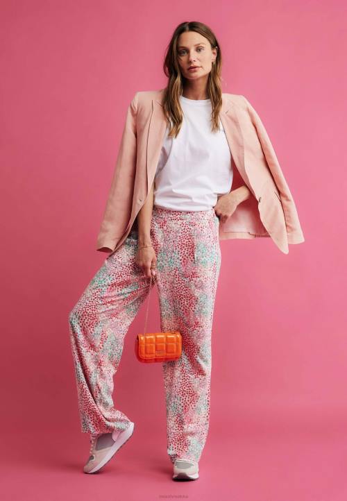 MEXX laneni jednoredni sako ružičasta B4DB48 žene - MEXX shoe