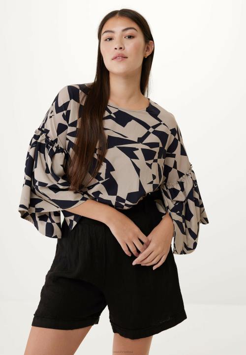 MEXX tenisice - MEXX bluza kratkih rukava bež B4DB55 žene