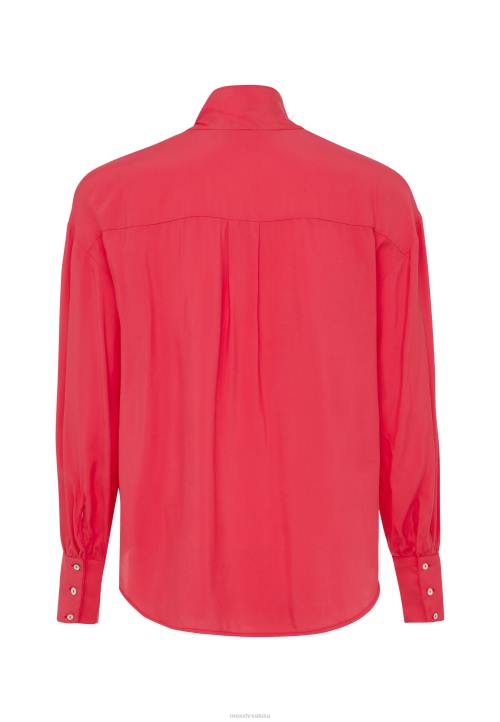 MEXX bluza s leptir mašnom dugih rukava Crvena B4DB129 žene - MEXX shoe