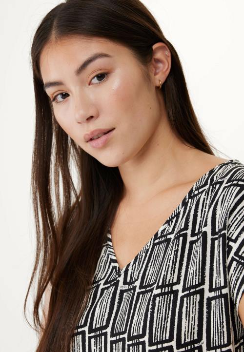 MEXX print bluze s v-izrezom višebojan B4DB70 žene - MEXX woman