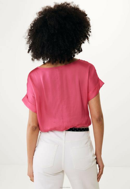 MEXX tenisice - MEXX satenska bluza vruća ružičasta B4DB17 žene
