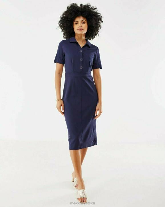 MEXX natikače - MEXX bluza haljina tamnoplava plava B4DB169 žene