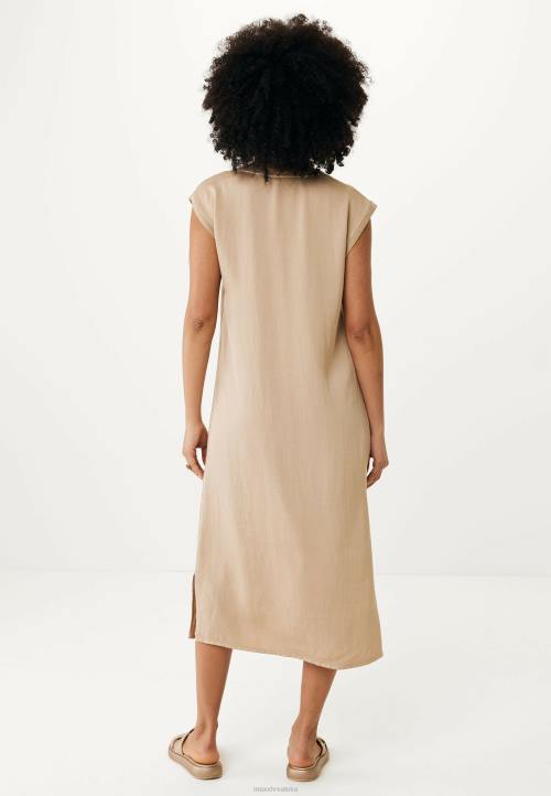 MEXX shoes sale - MEXX haljina bez rukava s v-izrezom pijesak bež B4DB9 žene