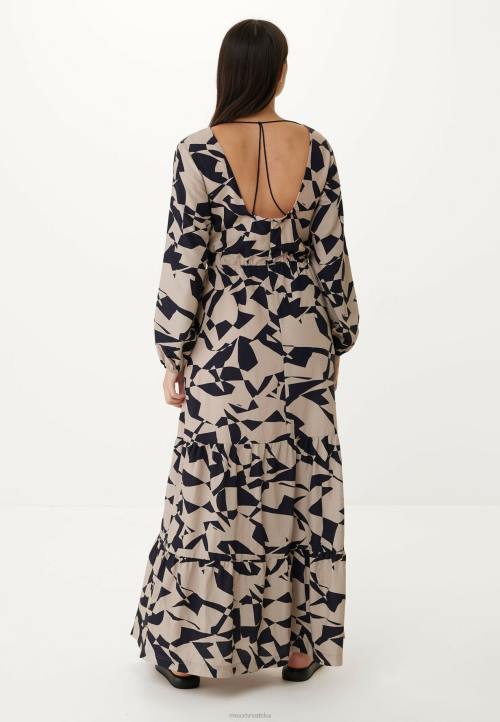 MEXX natikače - MEXX haljina dugih rukava s v-izrezom bež B4DB65 žene