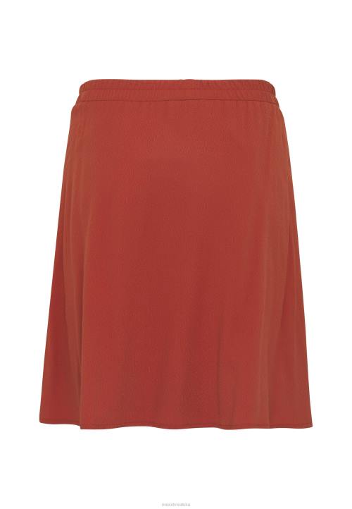 MEXX kratka suknja naborima brick naranča B4DB79 žene - MEXX woman