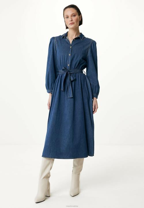 MEXX Hrvatska - MEXX lepršava majica haljina traper plava B4DB93 žene