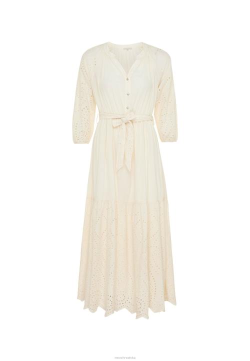 MEXX maxi haljina s vezom u bijeloj boji bež B4DB22 žene - MEXX koferi