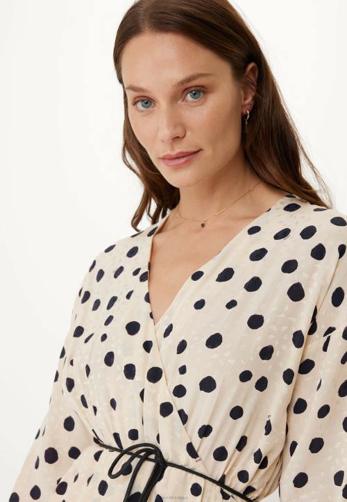 MEXX Hrvatska - MEXX otisak haljine na omot svijetli pijesak bež B4DB1 žene