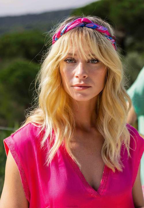 MEXX natikače - MEXX vruća haljina s v-izrezom bez rukava ružičasta B4DB16 žene