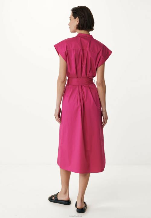 MEXX tenisice - MEXX zakopčana majica kratkih rukava vruća ružičasta B4DB99 žene