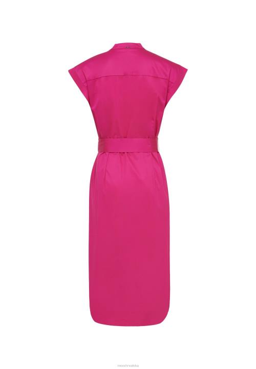 MEXX tenisice - MEXX zakopčana majica kratkih rukava vruća ružičasta B4DB99 žene