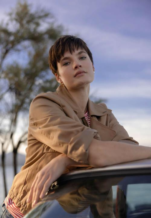 MEXX kratki baloner oversized dark sand smeđa B4DB40 žene - MEXX woman