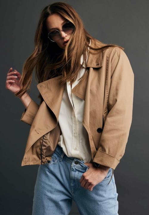 MEXX kratki baloner oversized dark sand smeđa B4DB40 žene - MEXX woman