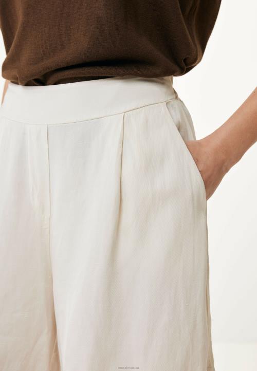 MEXX široke kratke hlače bijele boje bež B4DB4 žene - MEXX shoe