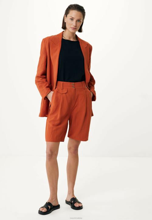 MEXX lanene kratke hlače brick naranča B4DB89 žene - MEXX koferi